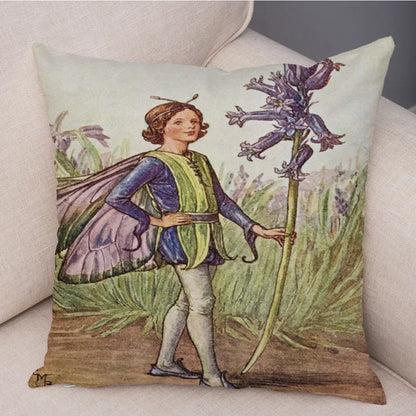 Children's Flower Fairies Cushion Covers 45cm x 45cm