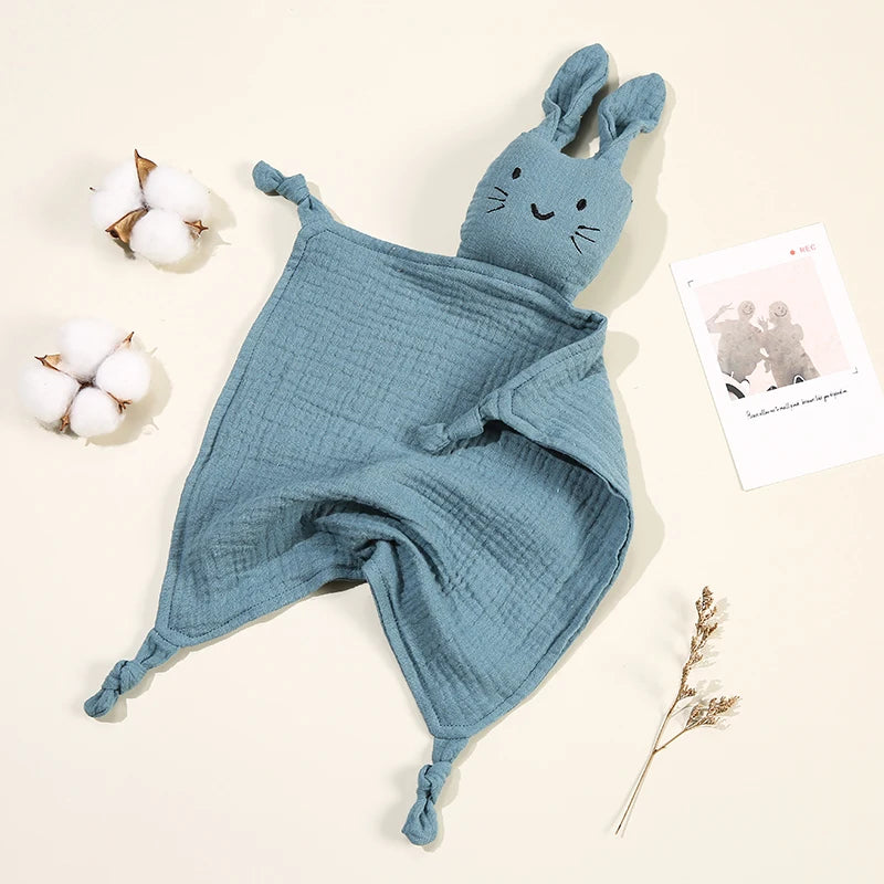 Rabbit 100% Cotton Comfort Blankets for Baby