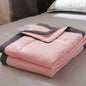 Pink Coloured Quilted Cotton Bedspreads / Sofa Throws