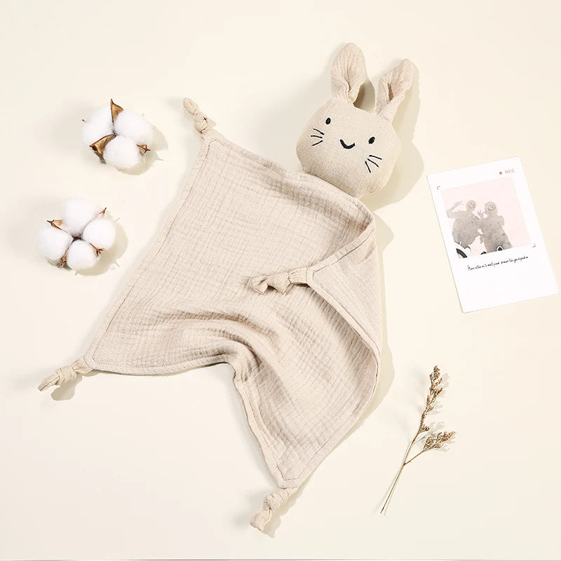 Rabbit 100% Cotton Comfort Blankets for Baby