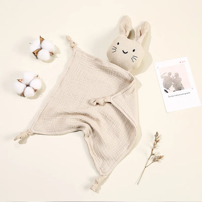 Rabbit 100% Cotton Comfort Blankets for Baby