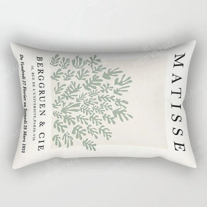 Arty Retro Floral Cushion Covers in Earthy Colours 30*50 cm
