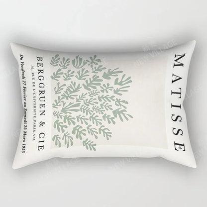 Arty Retro Floral Cushion Covers in Earthy Colours 30*50 cm