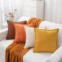 Cool Corduroy Patchwork Cushion Cover - 18in x 18in or 45x45cm
