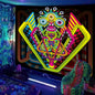 Psychedelic Neon UV Reactive Wall Hangings - For parties & Halloween