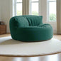 Dark green Chic Bean Bag / Chillsack Cover with Back Support (Without filler)