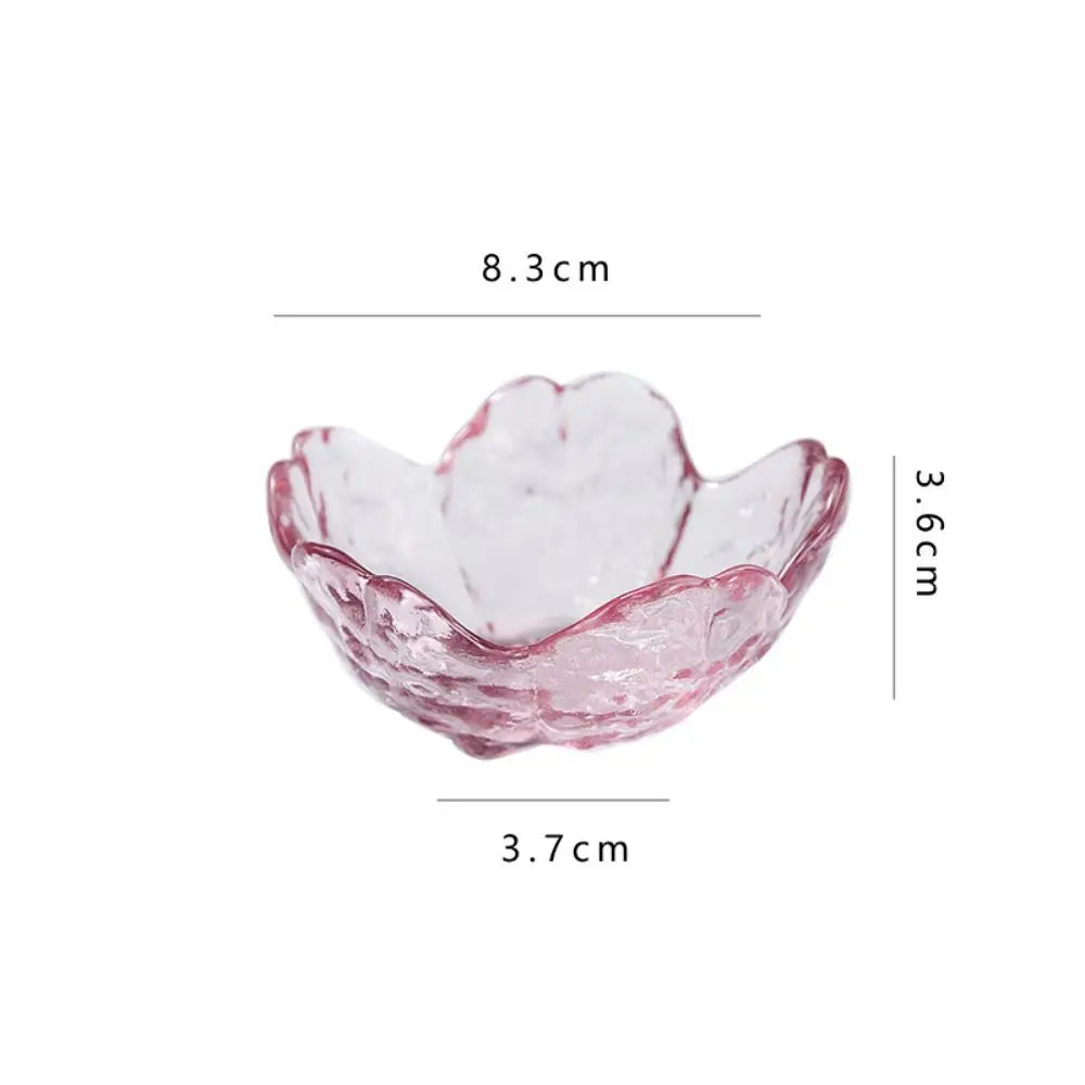 Cute Glass Flower Bowls for Candle Sand Wax