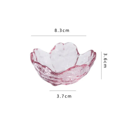 Cute Glass Flower Bowls for Candle Sand Wax