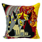 Picasso Cats Embroidered Cushion Covers 18in x 18in (45cm x 45cm)