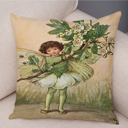 Children's Flower Fairies Cushion Covers 45cm x 45cm