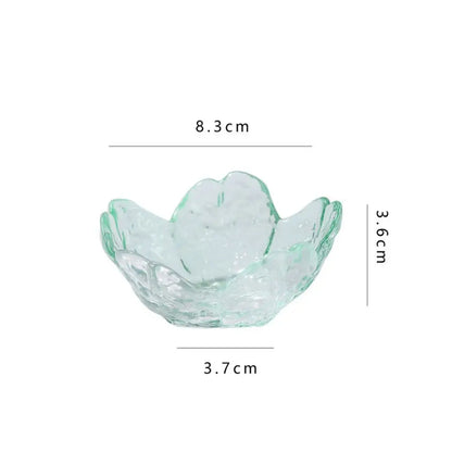 Cute Glass Flower Bowls for Candle Sand Wax