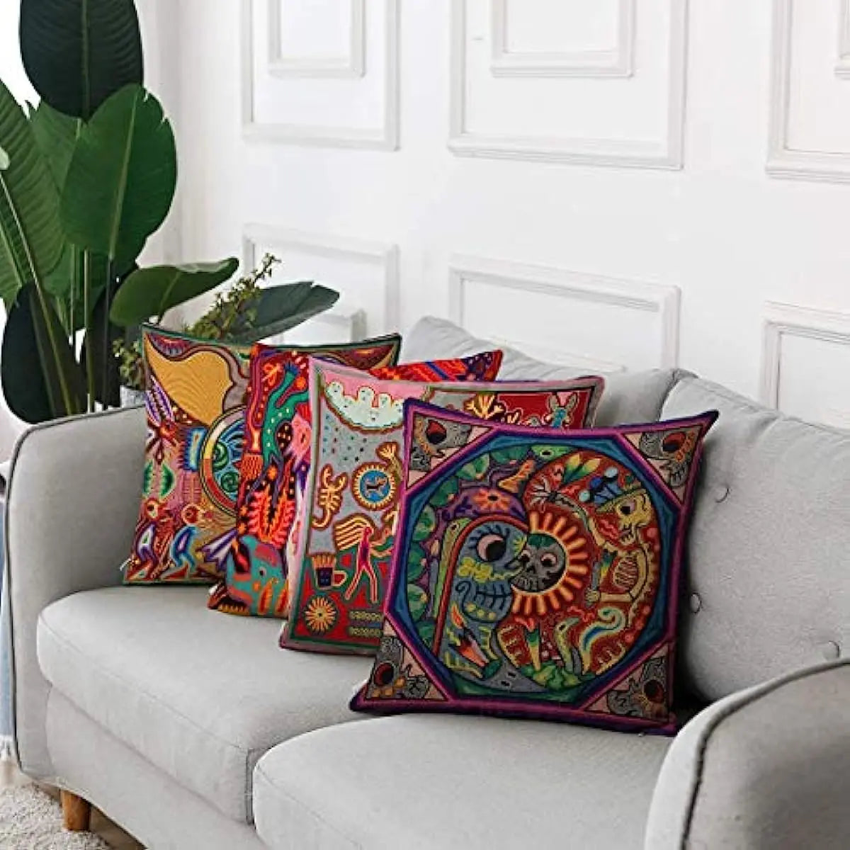 Tribal Colourful Boho Cushion Covers 18in x18in