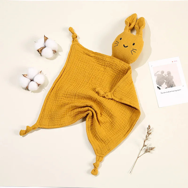 Rabbit 100% Cotton Comfort Blankets for Baby