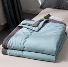 Duckegg Plain Coloured Quilted Cotton Bedspreads / Sofa Throws