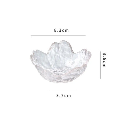 Cute Glass Flower Bowls for Candle Sand Wax