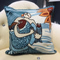 Picasso Embroidery Cushion Covers - 45cm x 45cm or 18in x 18in