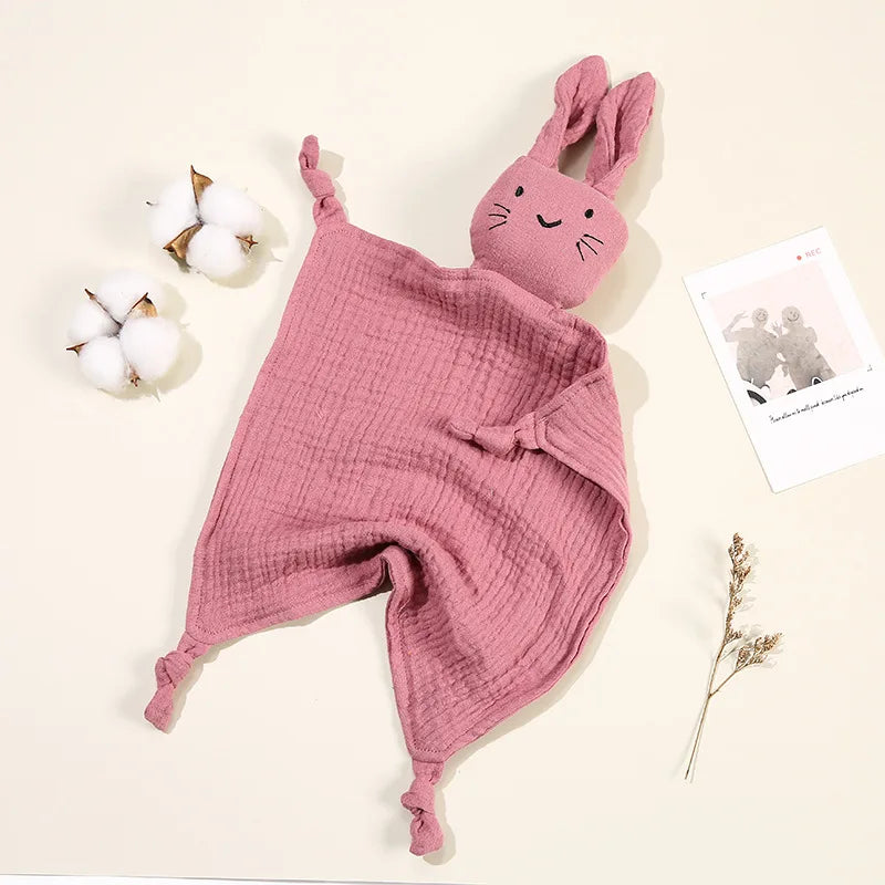 Rabbit 100% Cotton Comfort Blankets for Baby