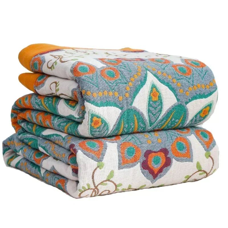 Reversible Large Print Mandalas in 100% Cotton - Kingsize & Queensize