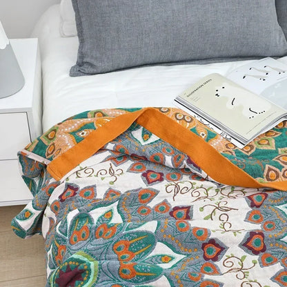 Reversible Large Print Mandalas in 100% Cotton - Kingsize & Queensize