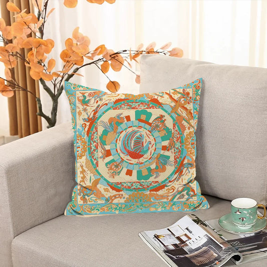 Colourful Caleidoscope Print Cushion Covers