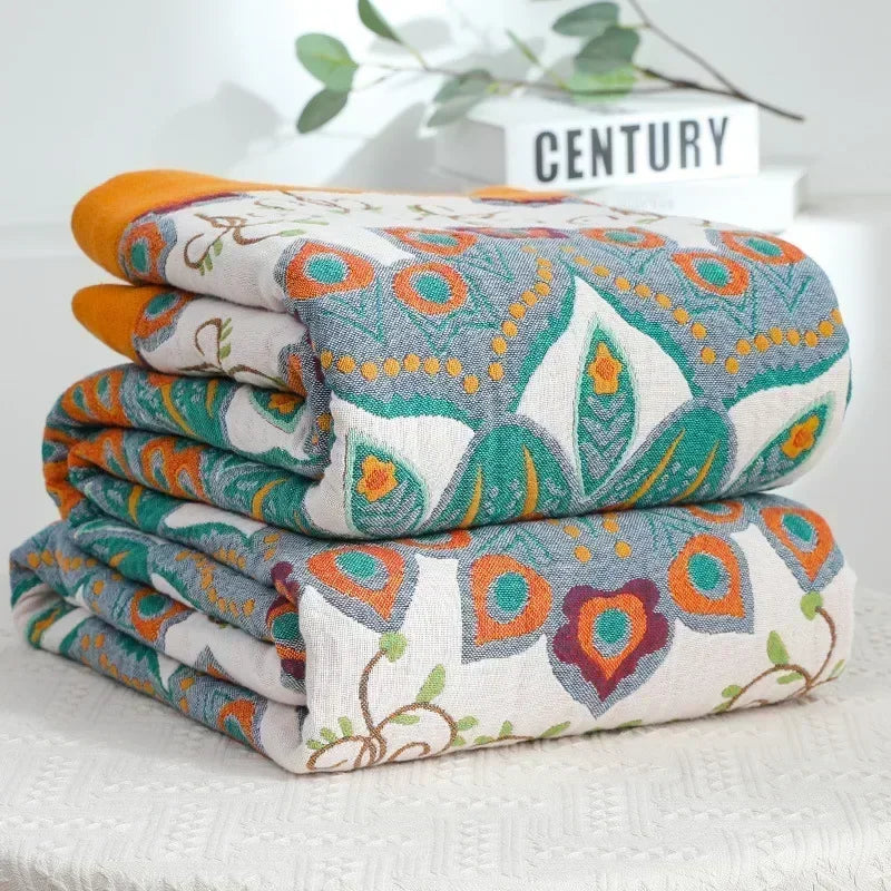 Reversible Large Print Mandalas in 100% Cotton - Kingsize & Queensize