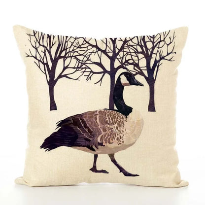 Fun Forest Animal Cushion Covers - duck