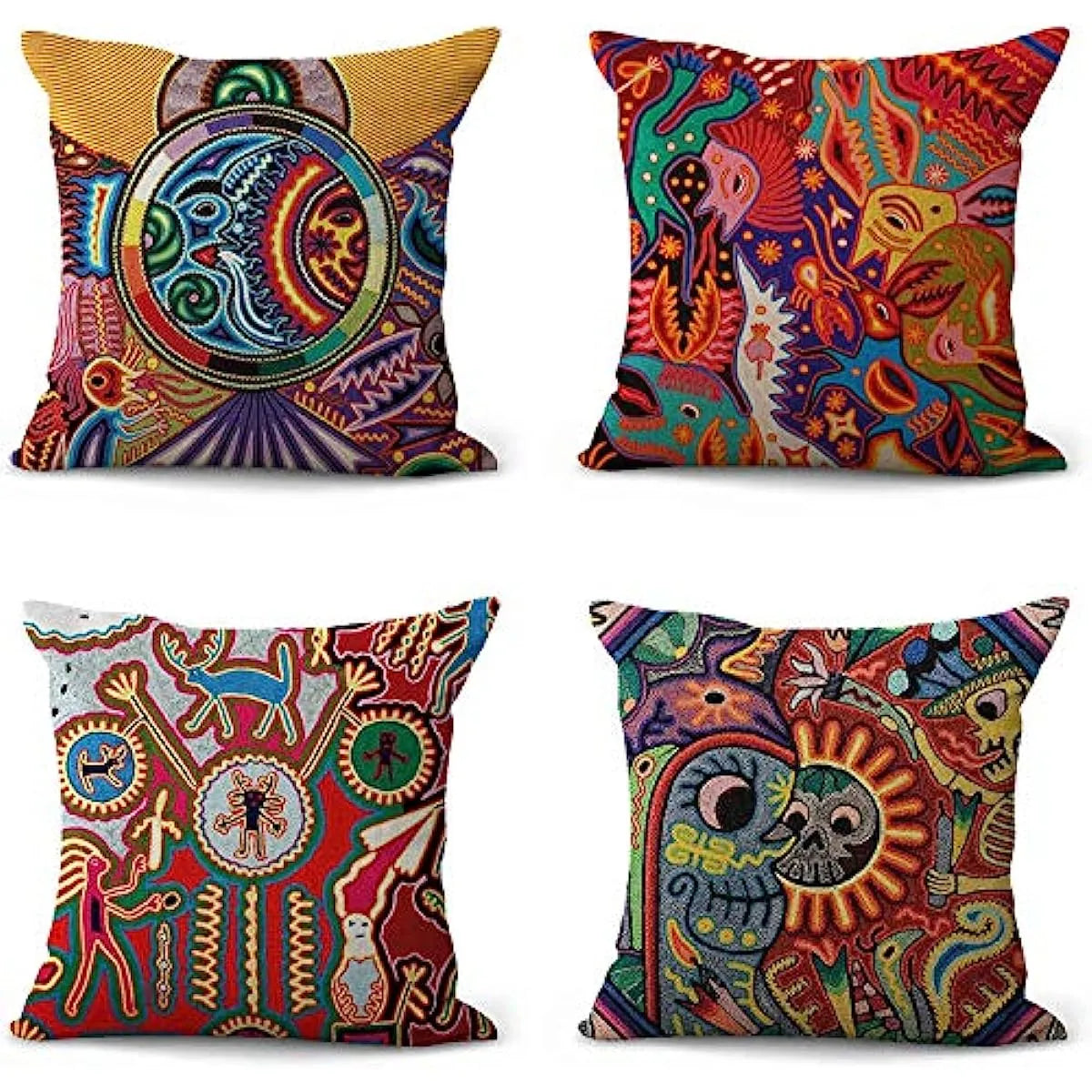 Tribal Colourful Boho Cushion Covers 18in x18in