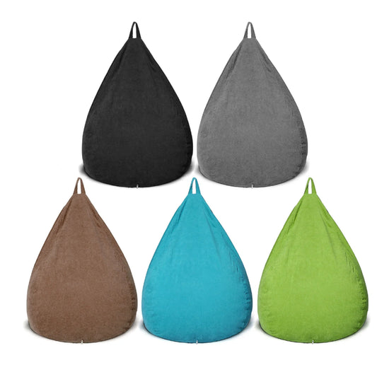Thin-Lined Corduroy Bean Bag Covers - Available in different colours