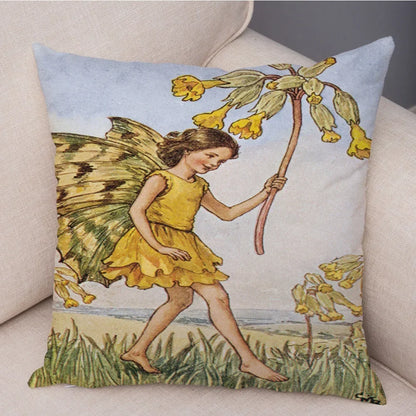 Children's Flower Fairies Cushion Covers 45cm x 45cm