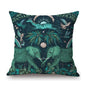 Jungle Style Leopard Spotted Elephant Cushion Covers