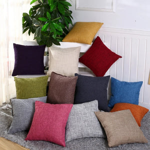 Scandinavian Cotton Linen Cushion Cover - Many colours