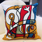 Picasso Embroidery Cushion Covers - 45cm x 45cm or 18in x 18in