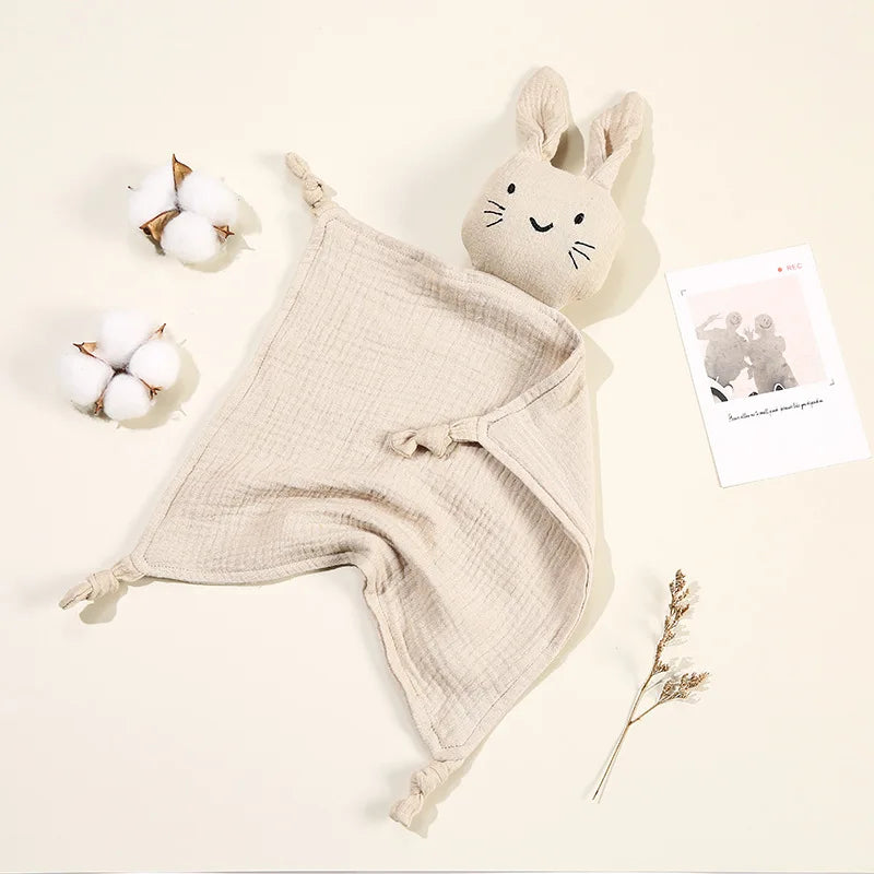 Rabbit 100% Cotton Comfort Blankets for Baby