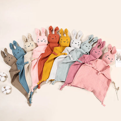 Rabbit 100% Cotton Comfort Blankets for Baby