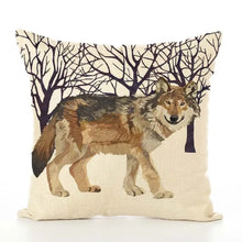 Fun Forest Animal Cushion Covers - wolf