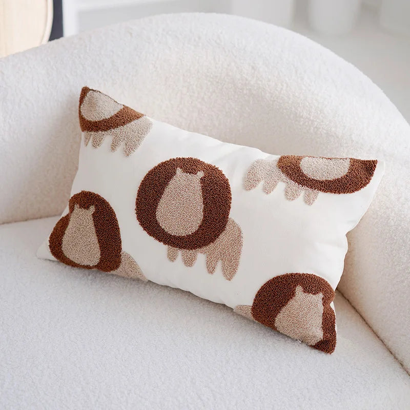 Kids Tufted Lion Cushion Covers - 2 sizes