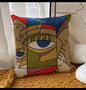 Picasso Embroidery Cushion Covers - 45cm x 45cm or 18in x 18in