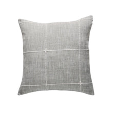 Chic Plaid Style Cushion Covers with Embroidery Stripes & Squares