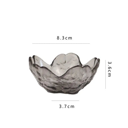 Cute Glass Flower Bowls for Candle Sand Wax