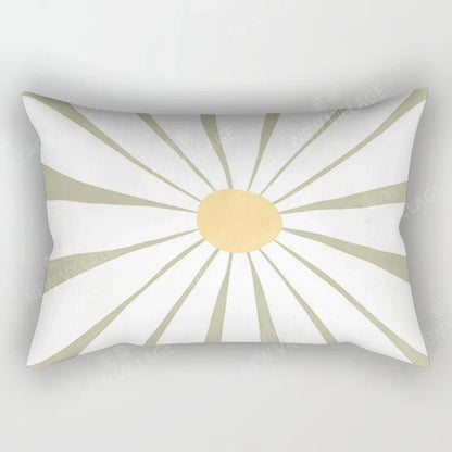 Arty Retro Floral Cushion Covers in Earthy Colours 30*50 cm
