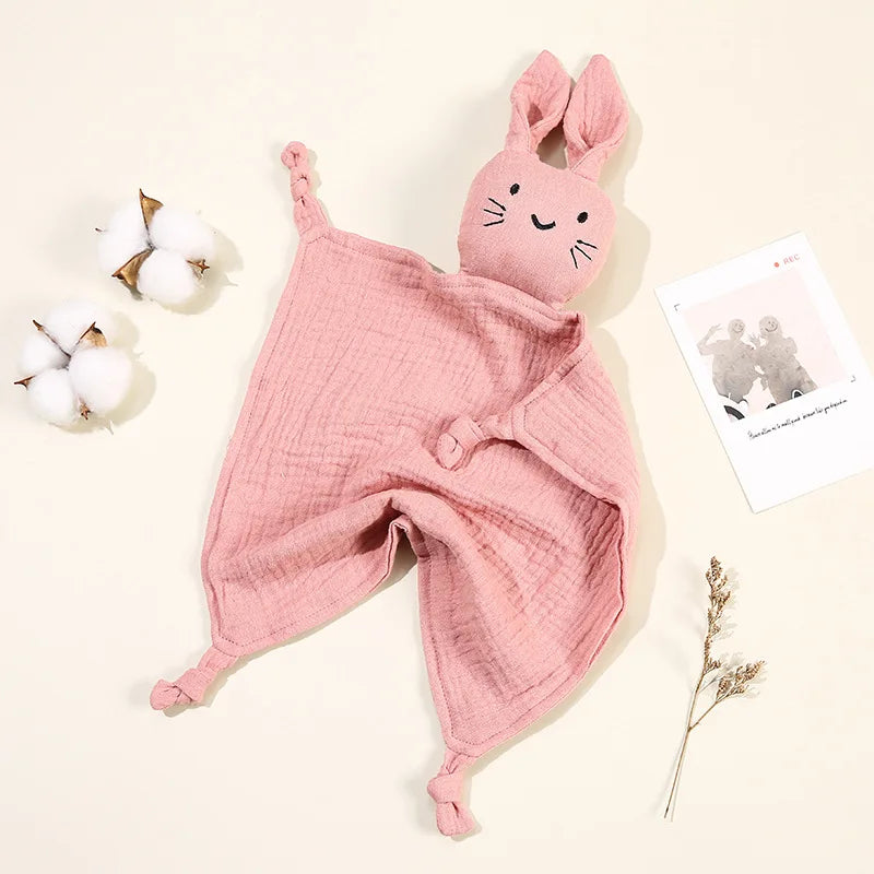 Rabbit 100% Cotton Comfort Blankets for Baby