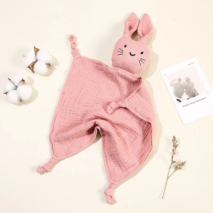 Rabbit 100% Cotton Comfort Blankets for Baby
