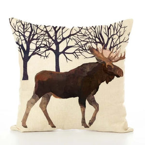 Fun Forest Animal Cushion Covers - elk