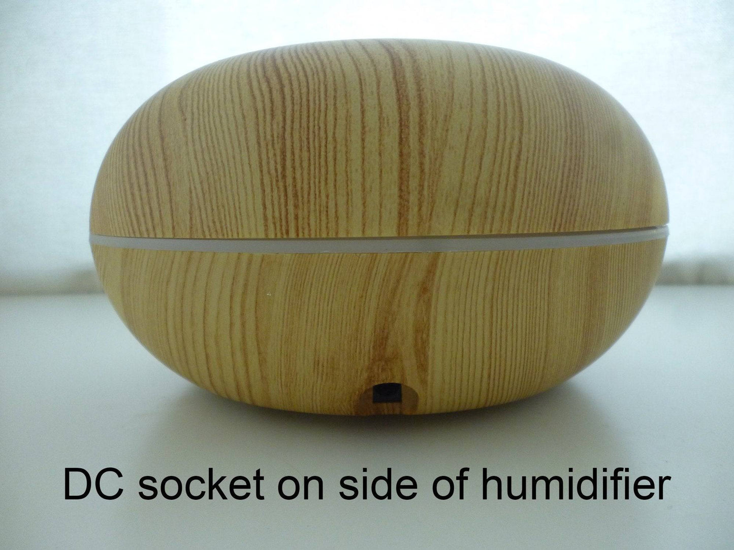 Aroma Diffuser / Humidifier in light wood with LED lights - 300ml - Indimode