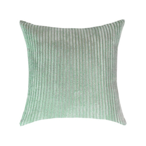 Light Geen Cool And Funky Corduroy Cushion Covers