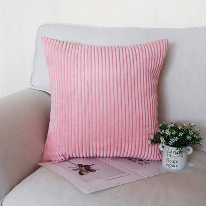 pink Cool And Funky Corduroy Cushion Covers