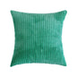 Green Cool And Funky Corduroy Cushion Covers