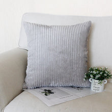 grey Cool And Funky Corduroy Cushion Covers