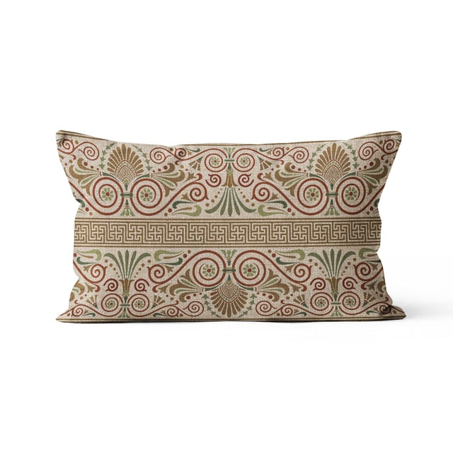 Gorgeous Vintage Floral Linen Cushion Covers - 12in x 20in