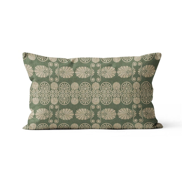 Gorgeous Vintage Floral Linen Cushion Covers - 12in x 20in